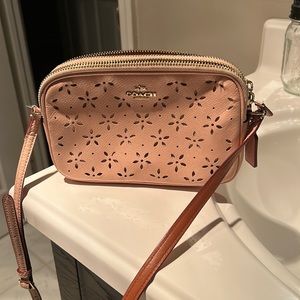 Coach laser cut crossbody bag